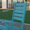 Emma and Oliver Florian Contemporary Rocking Chair, All-Weather HDPE Indoor/Outdoor Rocker